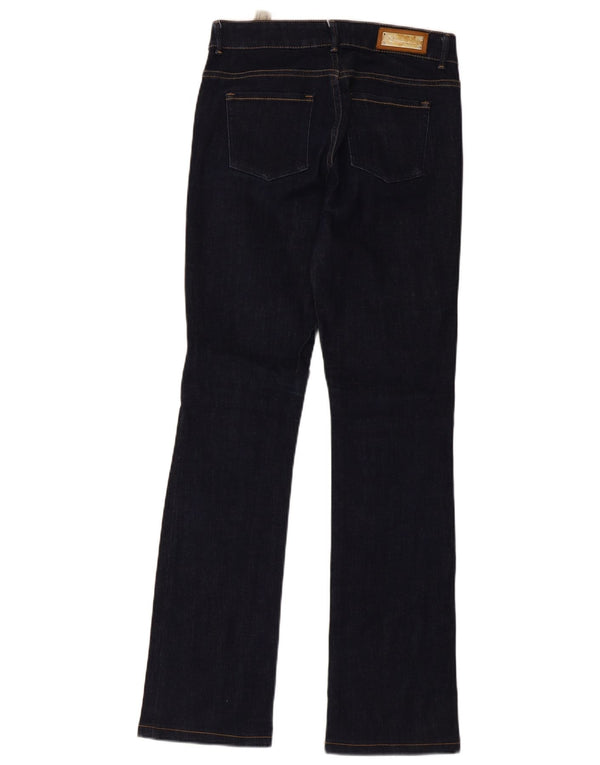 Massimo Dutti Vaqueros Bootcut Mujer EU 36 XS W26 L31 Azul Marino Algodón