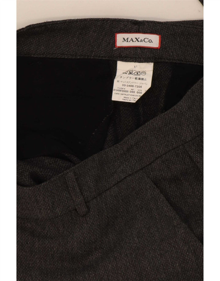 Max & Co. Pantalones cortos ajustados para mujer W30 L25 Gris