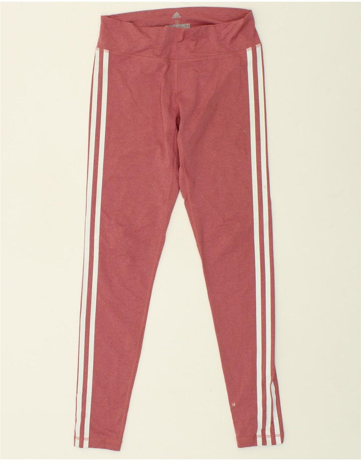 ADIDAS Womens Leggings UK 8/10 Small Pink Vintage Adidas and Second-Hand Adidas from Messina Hembry 