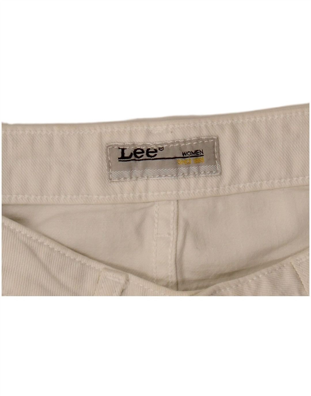 Vaqueros ajustados para mujer LEE W28 L27 Blanco
