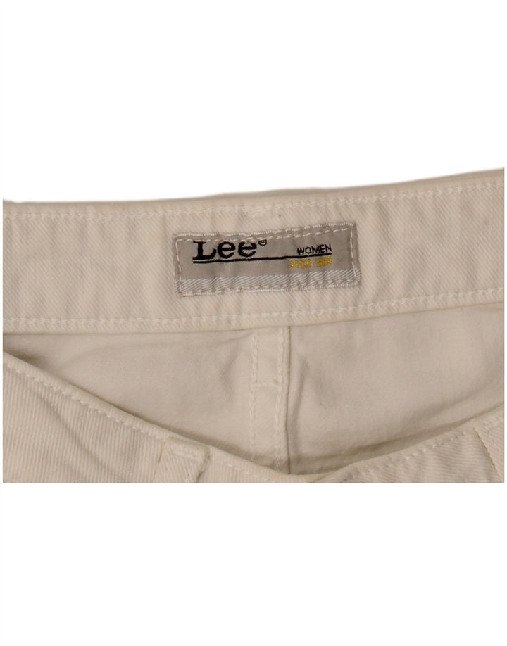 Vaqueros ajustados para mujer LEE W28 L27 Blanco