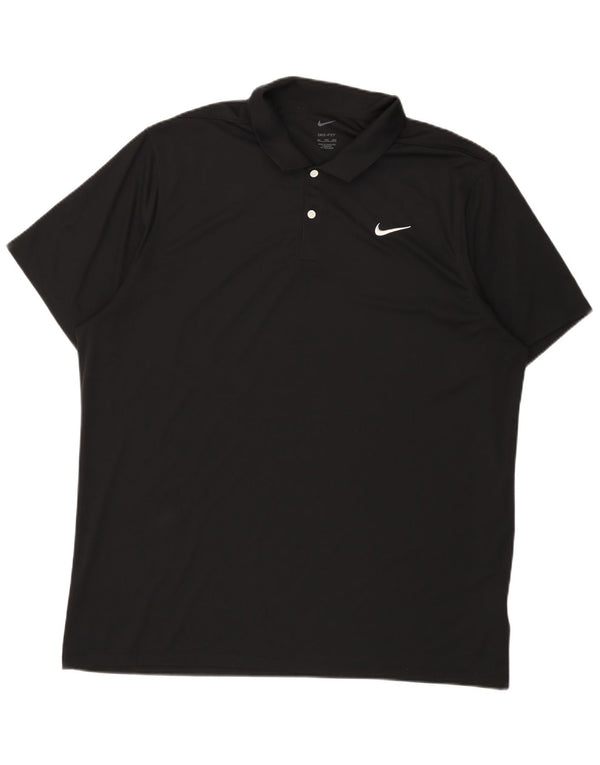 Polo Nike Hombre 2XL Poliéster Negro