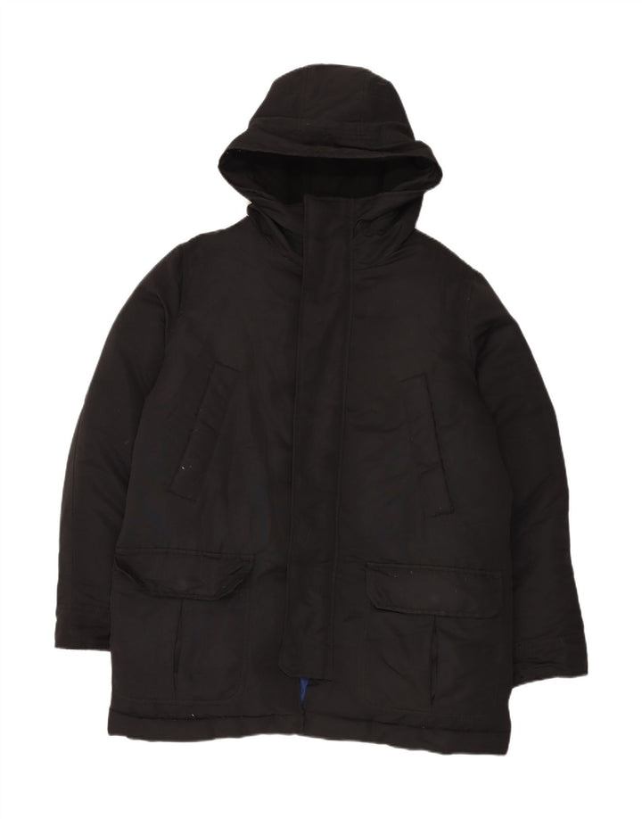 Gap Chaqueta acolchada con capucha para hombre UK 40 Large Poliéster negro