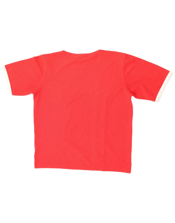 Camiseta Puma Top Medium Rojo Colorblock para hombre