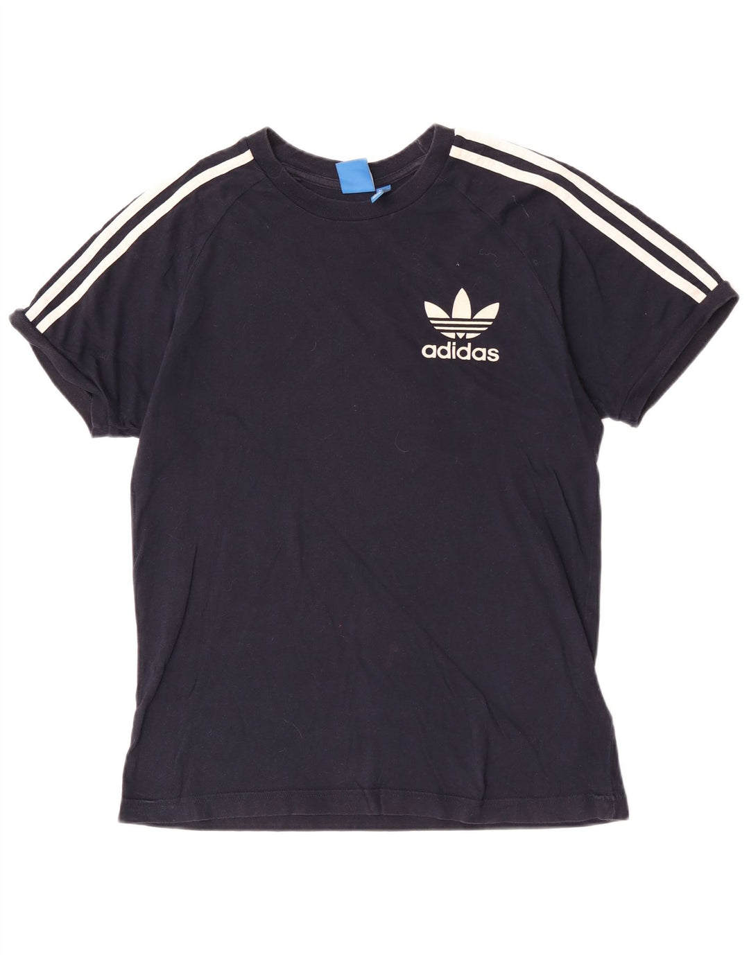 Adidas Camiseta Regular De Manga Corta Para Hombre Top Medium Azul Marino Algodón
