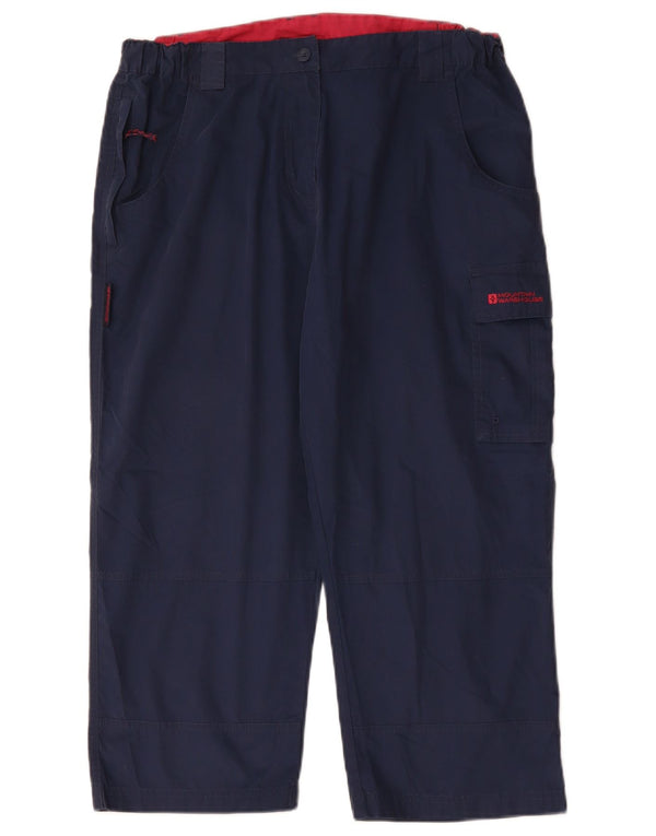 MOUNTAIN WAREHOUSE Pantalones capri para mujer UK 14 Large W34 L22 Azul marino