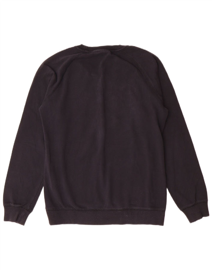 CHAMPION Sudadera gráfica para mujer Jumper UK 14 Medium Black Cotton