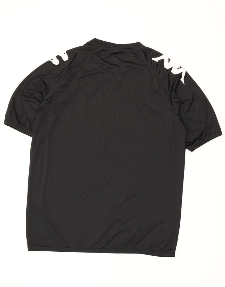 Kappa Hombre Camiseta Gráfica Top XL Negro