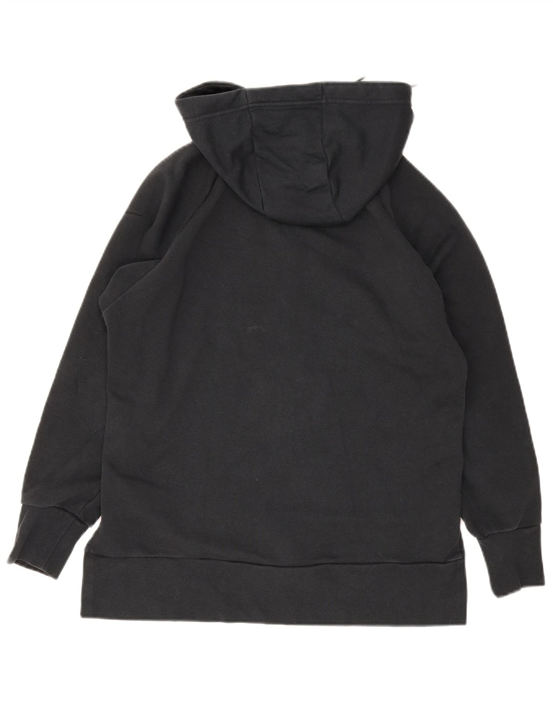 Nike Dri Fit Sudadera con capucha y cremallera para hombre, talla pequeña, poliéster negro