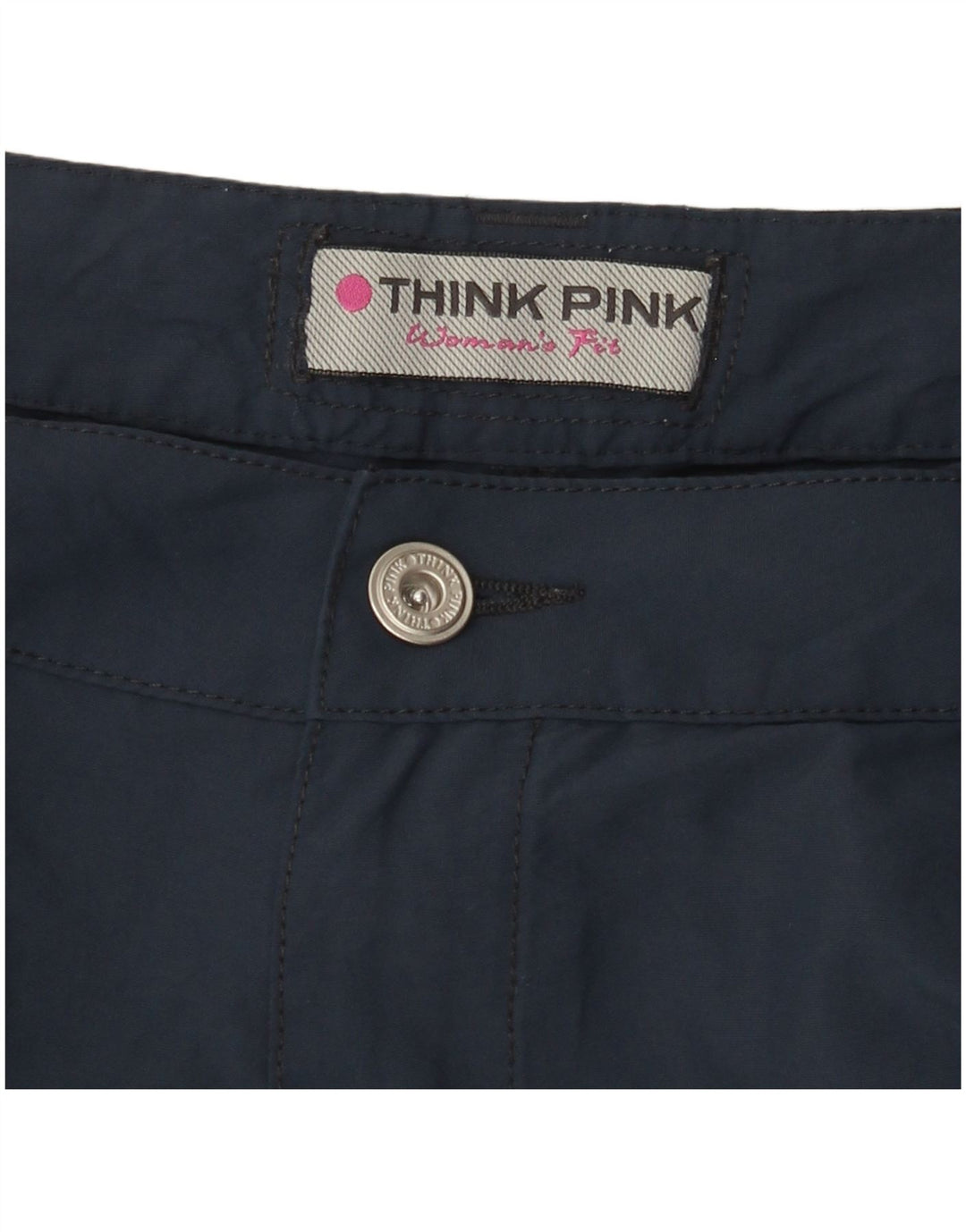 THINK PINK Shorts cargo para mujer W30 Medium Azul marino
