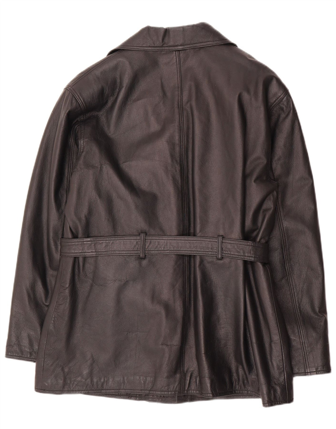 Canda Chaqueta de cuero para mujer UK 46 Cuero negro grande