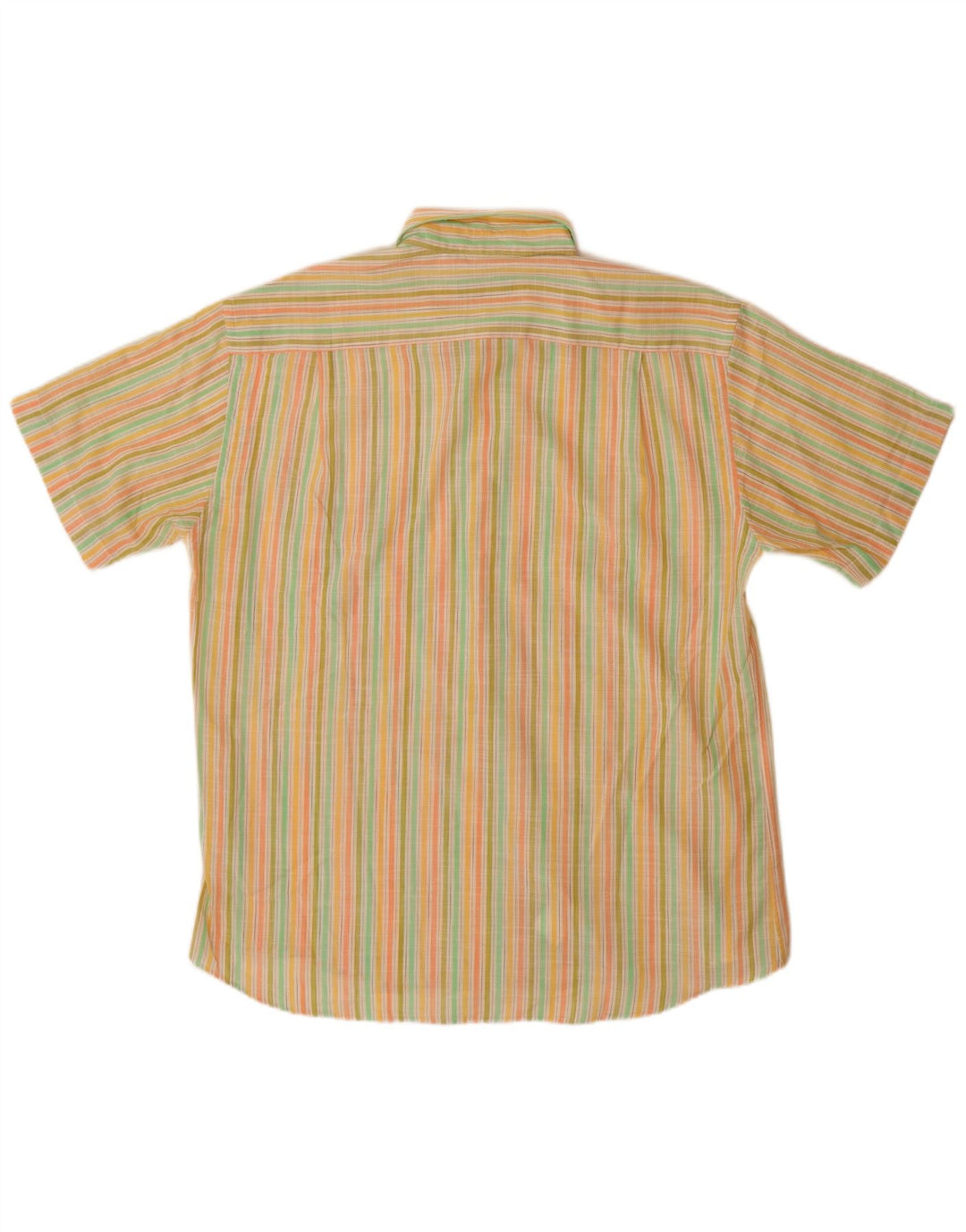 Camisa de manga corta para hombre Pierre Cardin Talla 42 Grande Rayas multicolores