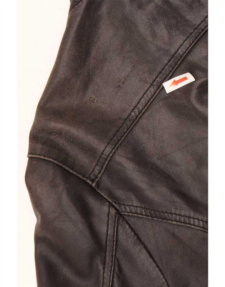 CDP Chaqueta de cuero para hombre IT 46 Small Black