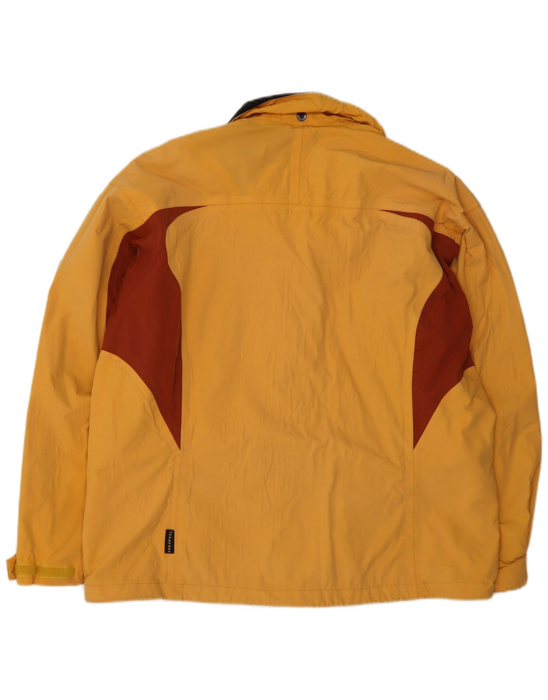 Jack Wolfskin Chaqueta impermeable extragrande para mujer UK 40 XL Amarillo Colorblock