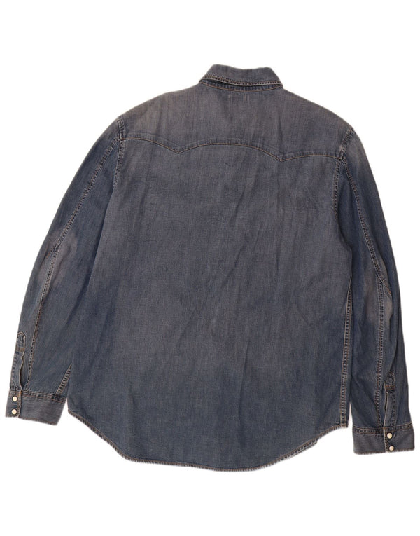 LEVI'S Camisa vaquera para hombre Algodón azul grande