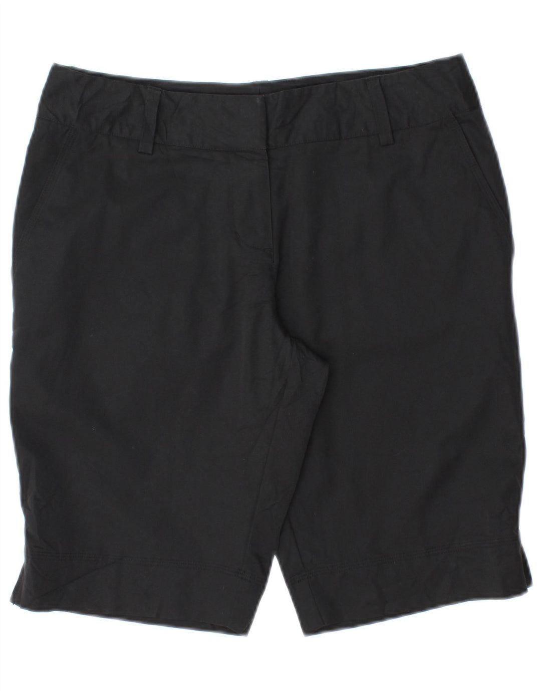 ADIDAS Pantalones cortos chinos Climalite para mujer UK 6 XS W30 Poliéster negro