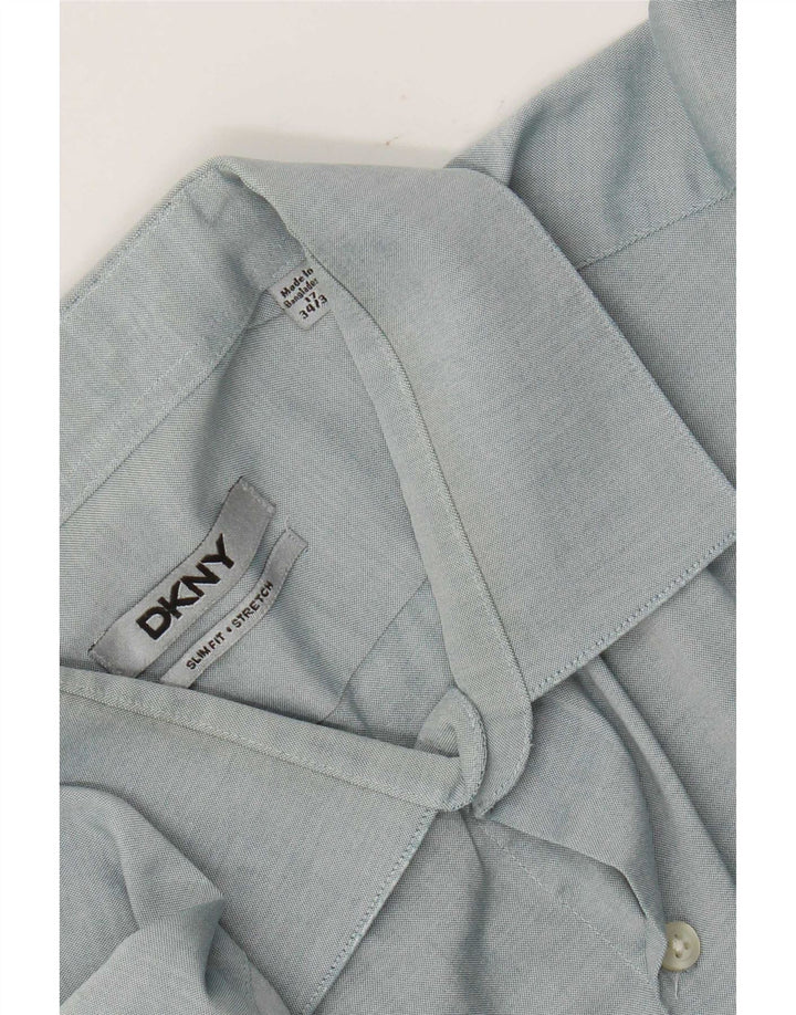 Camisa Dkny Hombre Slim Fit Talla 17 XL Azul