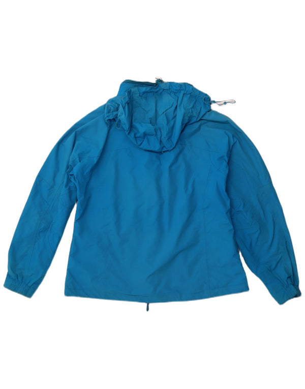 MOUNTAIN WAREHOUSE Chaqueta impermeable con capucha para mujer UK 46 Large Blue Nylon