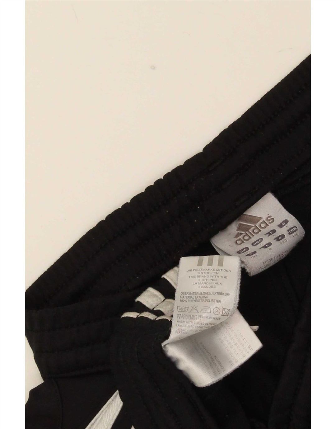 Pantalón De Chándal Adidas Hombre Grande Negro Poliéster
