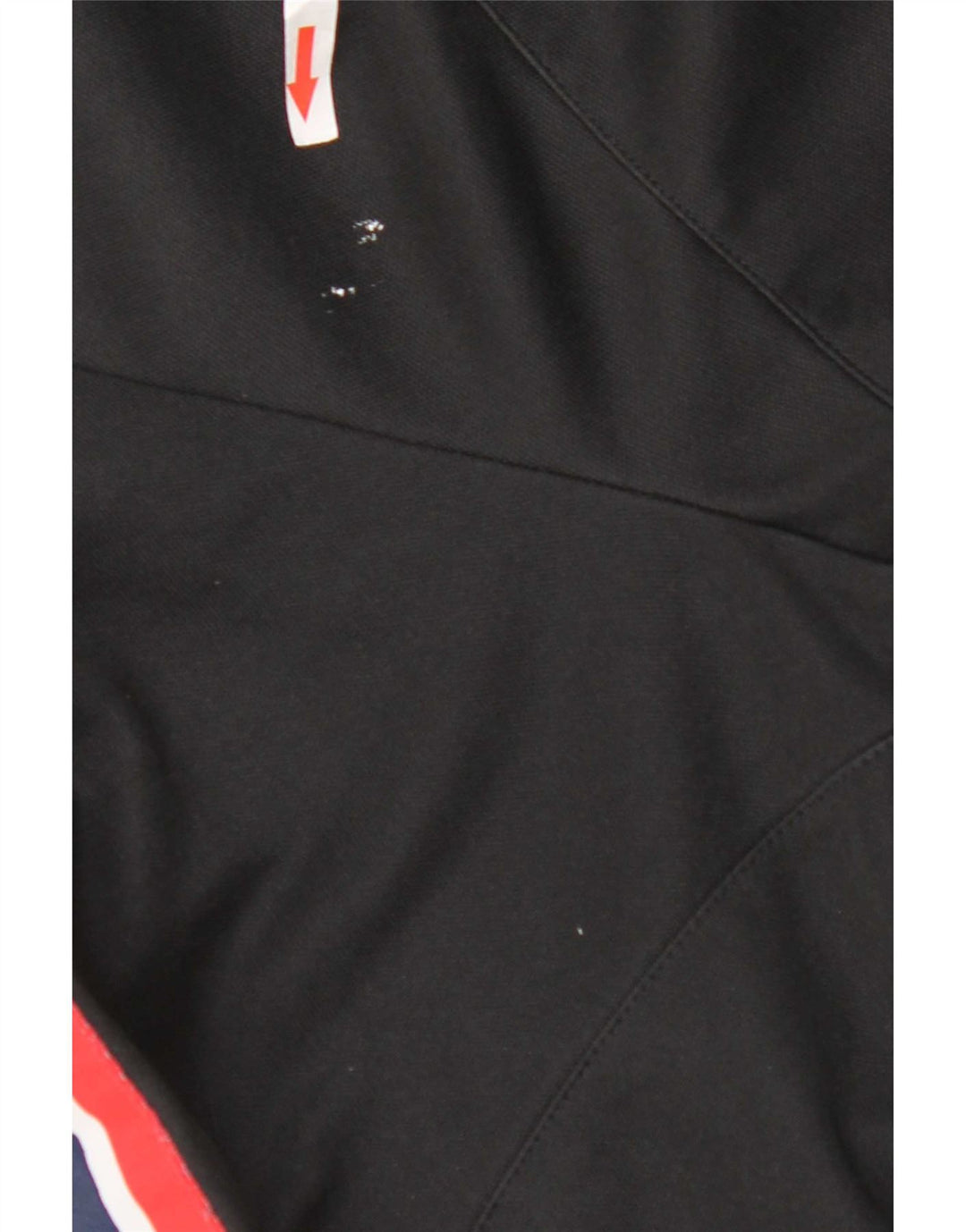 Reebok - Chaqueta de chándal con gráfico para hombre, talla grande, algodón negro con bloques de color