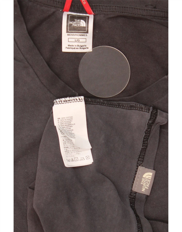 THE NORTH FACE Camiseta Hombre Top Grande Gris Algodón