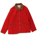 Orvis Chaqueta acolchada extragrande para mujer Reino Unido 16 Poliéster rojo grande