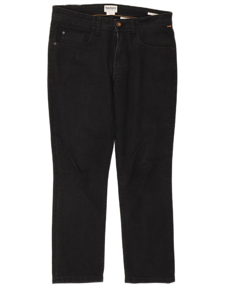 Timberland Vaqueros ajustados para hombre W31 L27 Algodón negro