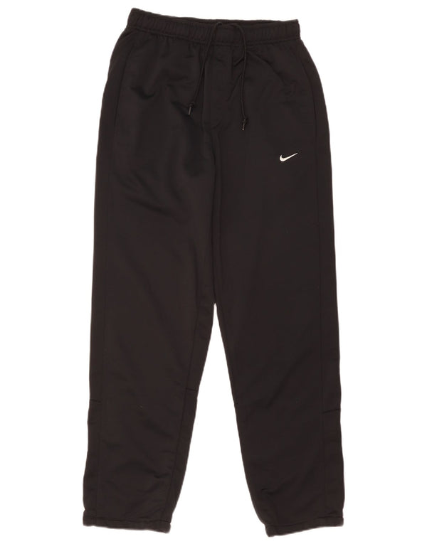 Nike - Pantalones de chándal para hombre, talla 36/28, talla pequeña, color negro, poliéster