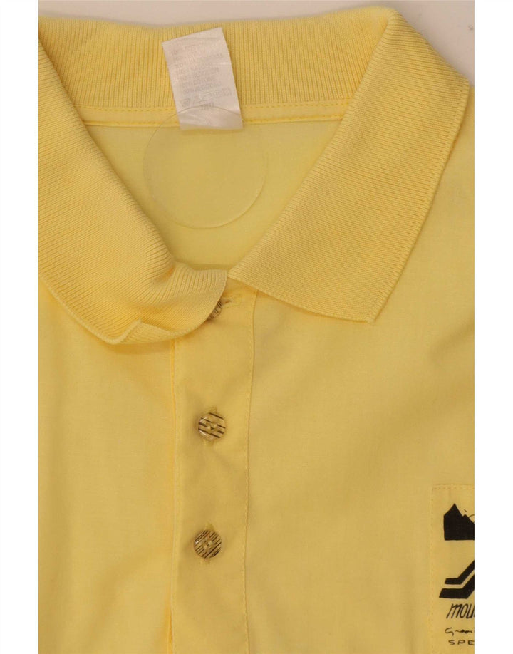 C&A Camisa tipo jersey de manga corta con gráfico para hombre de algodón a rayas amarillas grandes