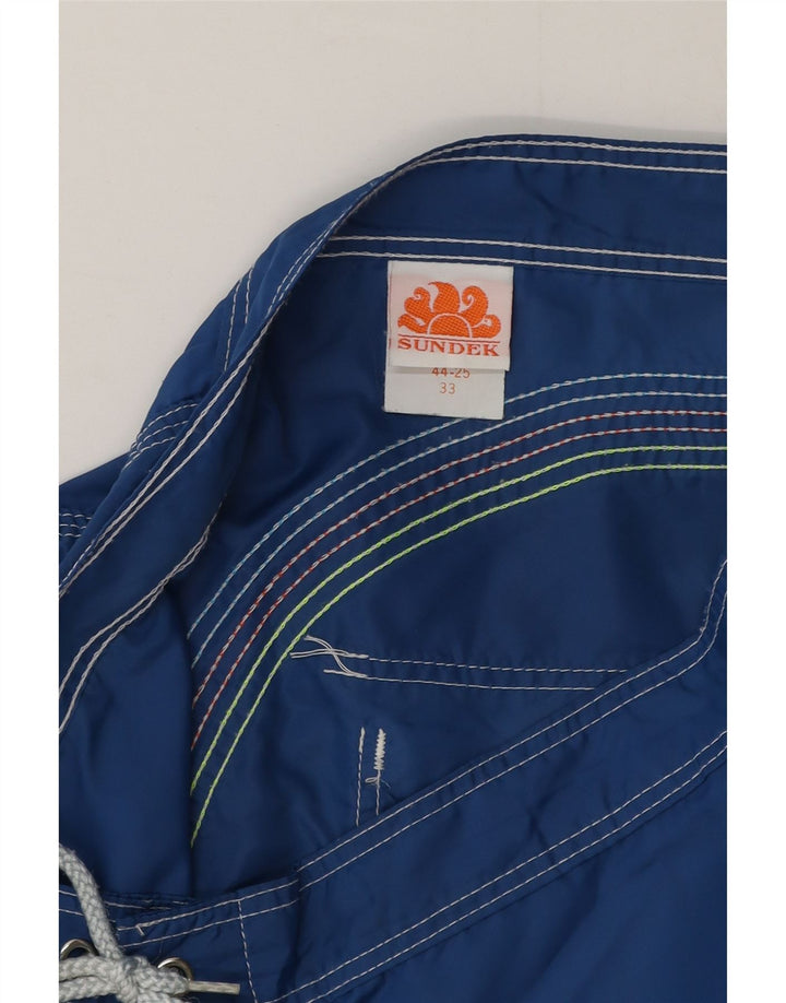 Bañador Sundek Hombre Nylon Azul Medio