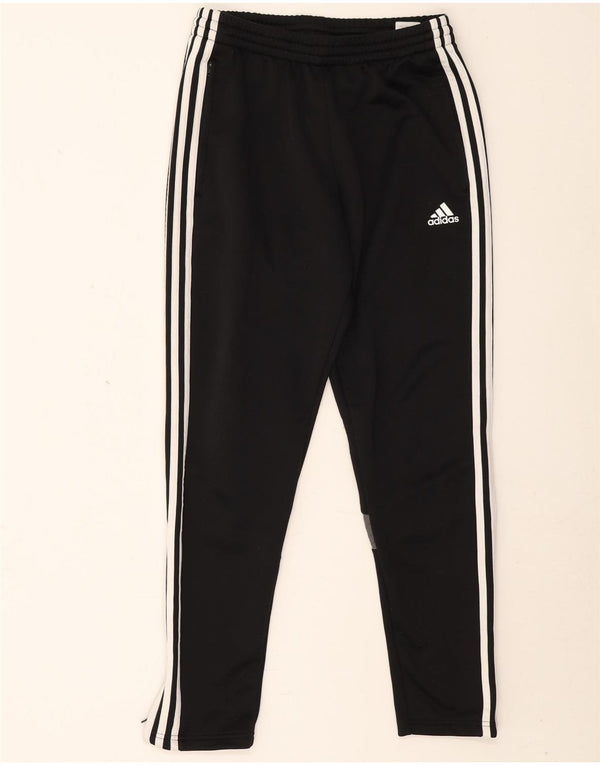 Adidas Pantalones de chándal para mujer UK 40 Mediano Negro Colorblock Poliéster