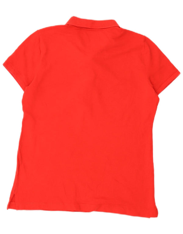 Nautica Polo para mujer UK 44 Grande Algodón rojo