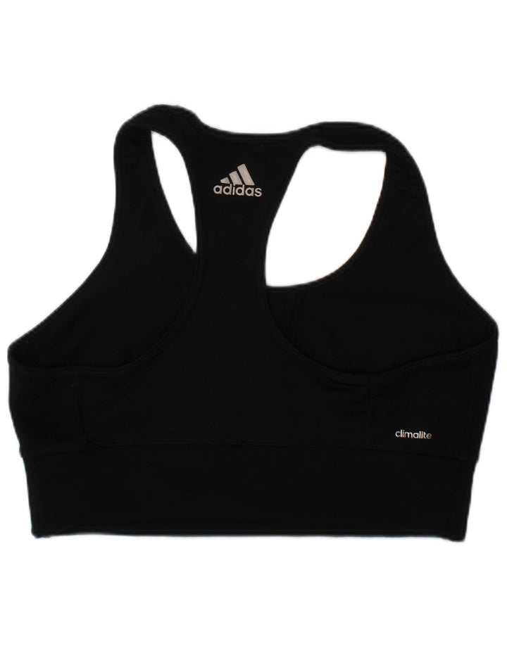 Adidas Mujer Climalite Graphic Sport Bra Top Pequeño Negro Poliéster Deportes