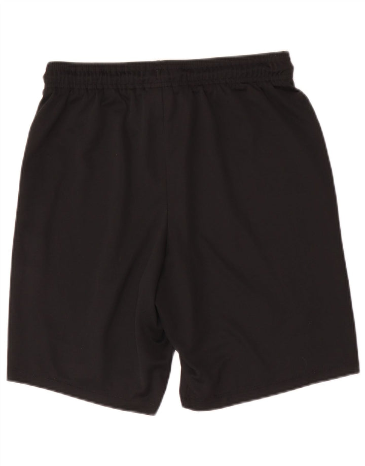 NIKE Pantalones cortos deportivos Dri Fit Graphic para hombre, poliéster negro mediano