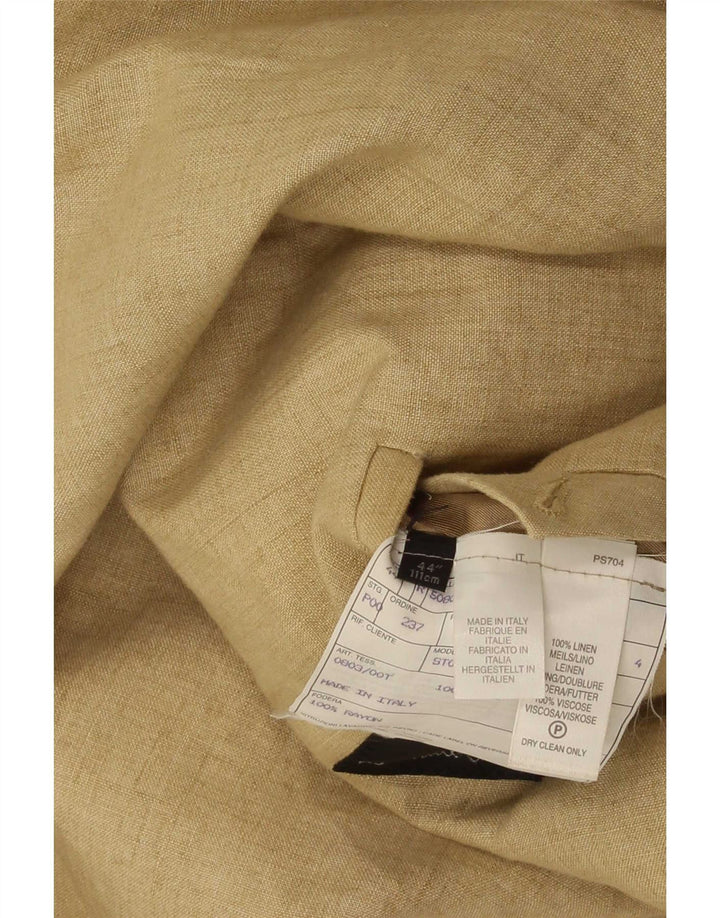 Paul Smith Chaqueta tipo blazer de 3 botones para hombre UK 44 2XL Lino beige
