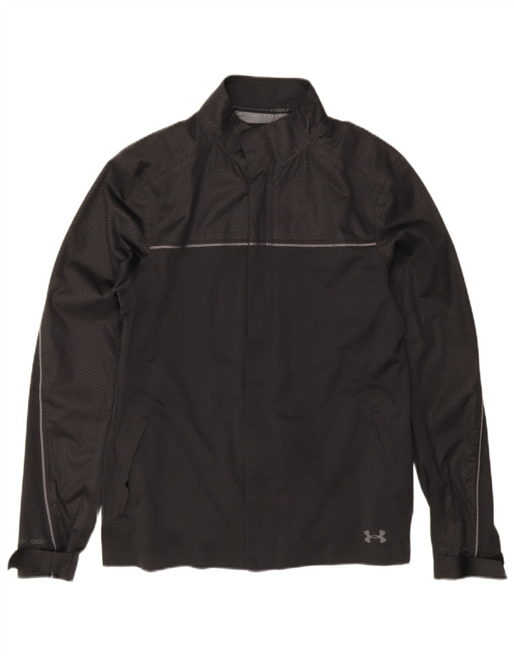 Under Armour Chándal para hombre Top Jacket Small Poliéster a rayas negras