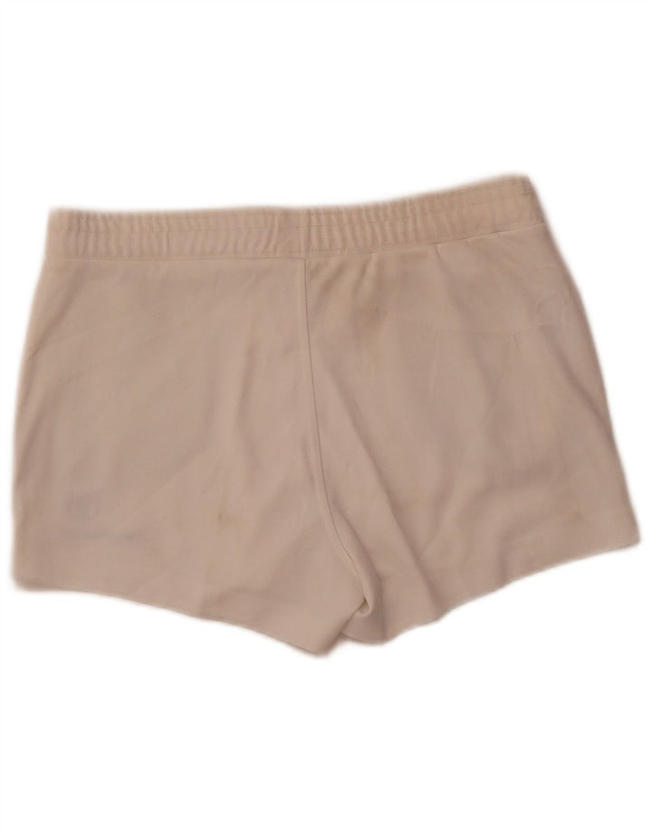SERGIO TACCHINI Womens Sport Shorts IT 46 Large White Polyester