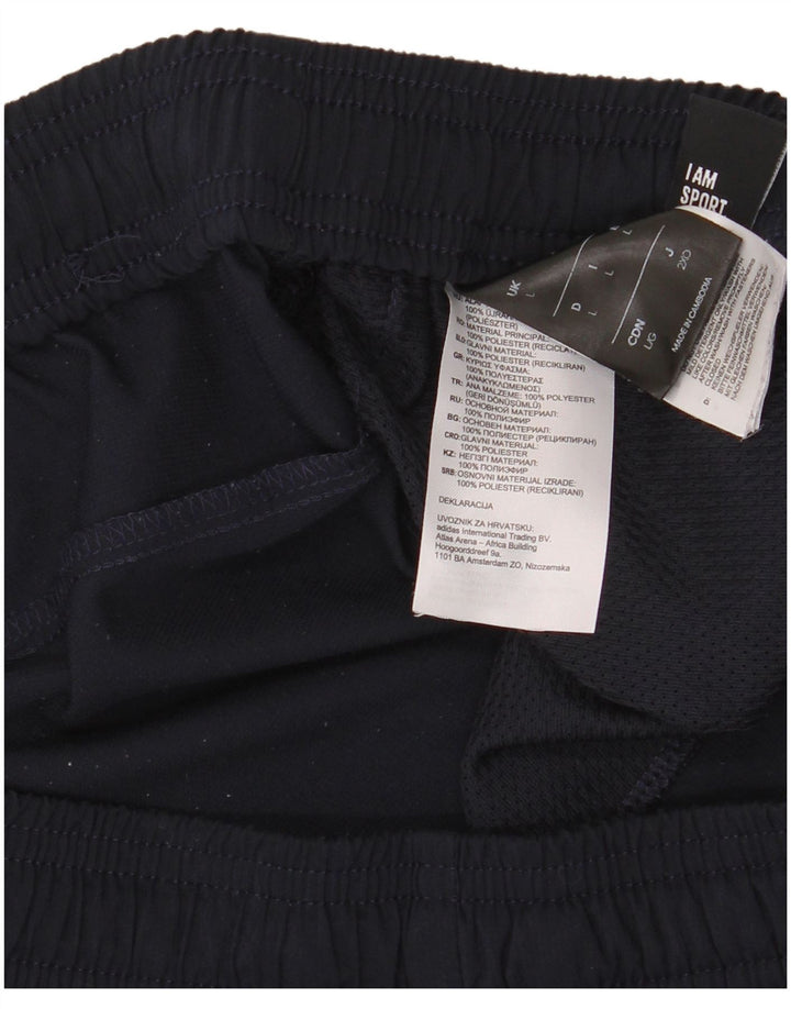 Pantalón De Chándal Adidas Hombre Grande Azul Marino Poliéster