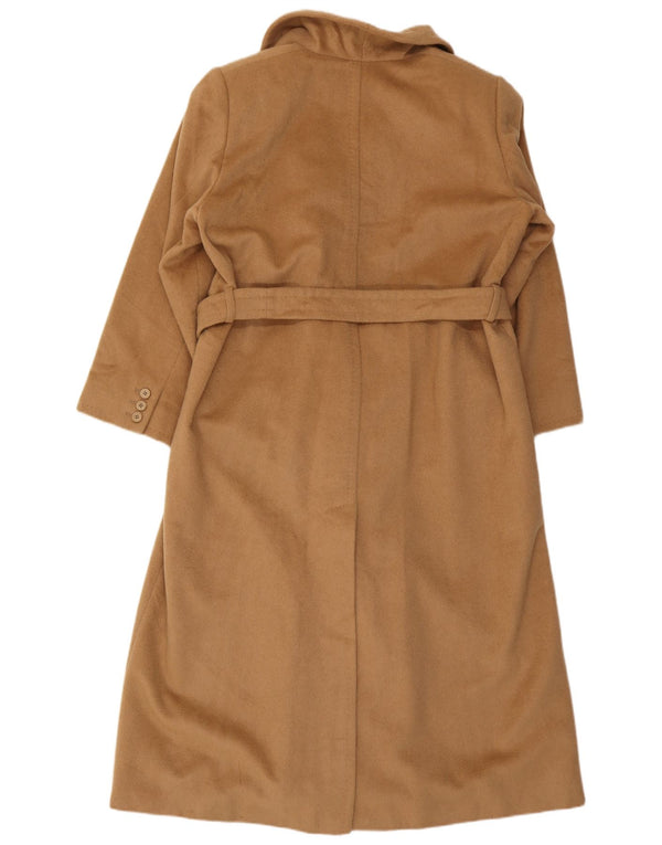 Max Mara Abrigo cruzado para mujer UK 42 Medium Beige Camelhair Classic