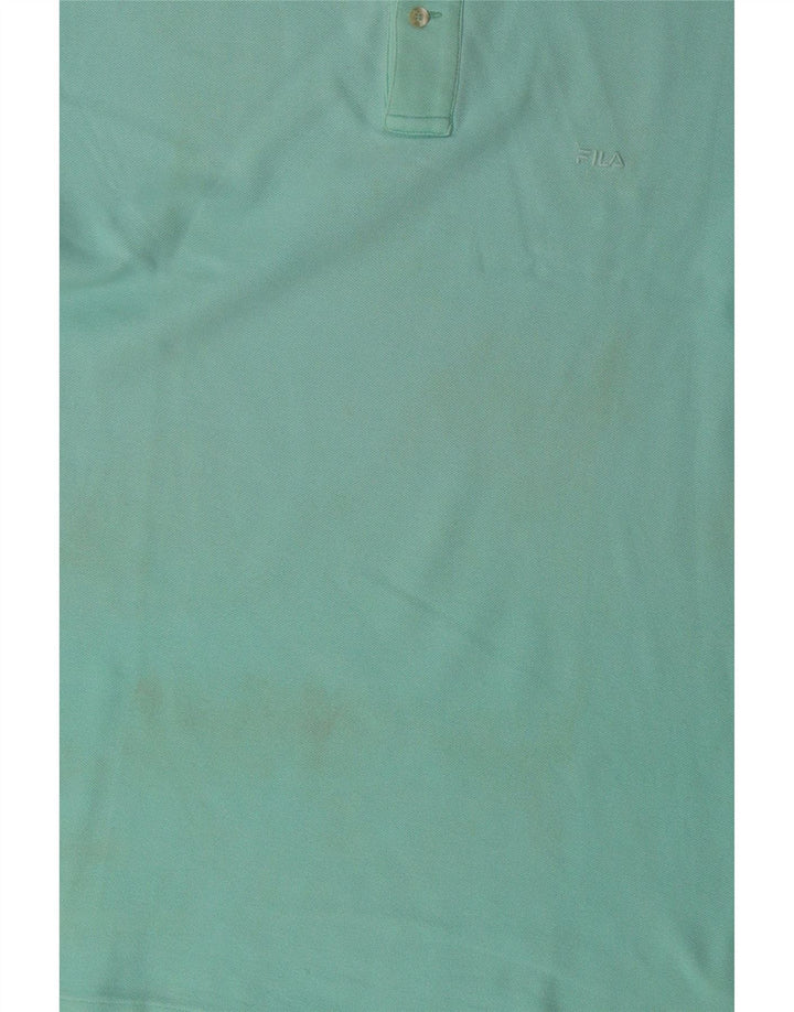 FILA Polo Hombre IT 56 XL Algodón Azul