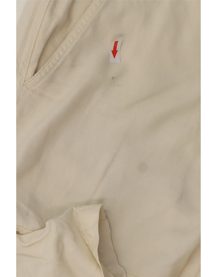 Murphy & Nye Pantalones cortos chinos para hombre mediano W32 algodón beige