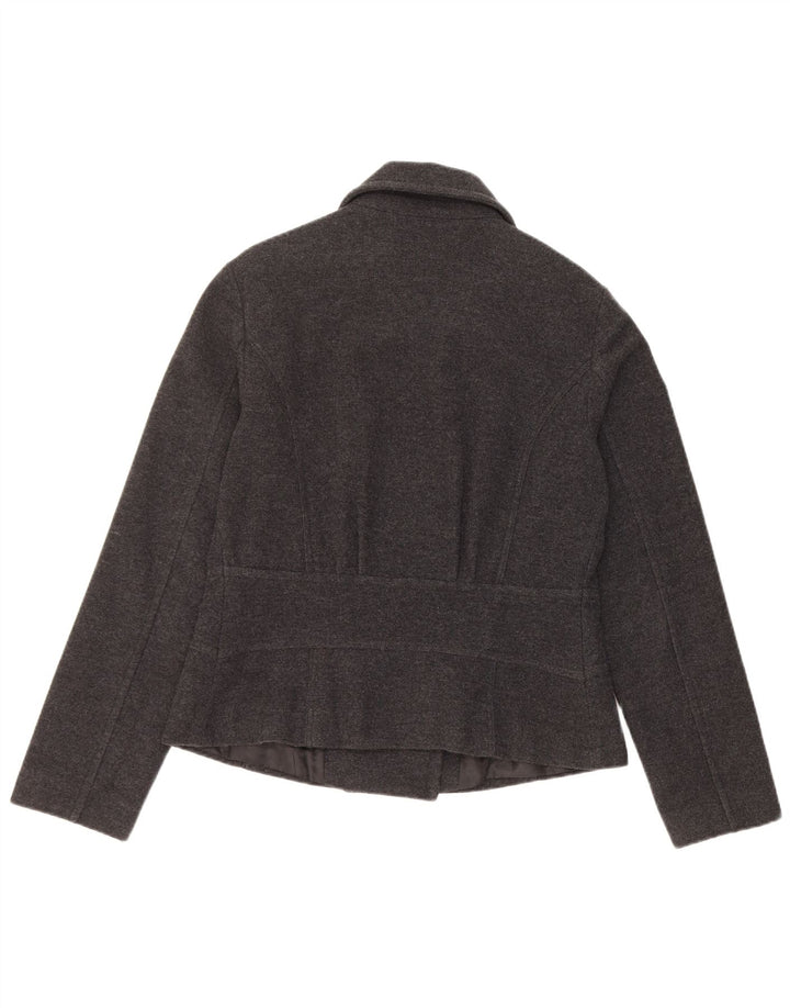 Max & Co. Chaqueta tipo blazer de 4 botones para mujer UK 44 Gris medio moteado