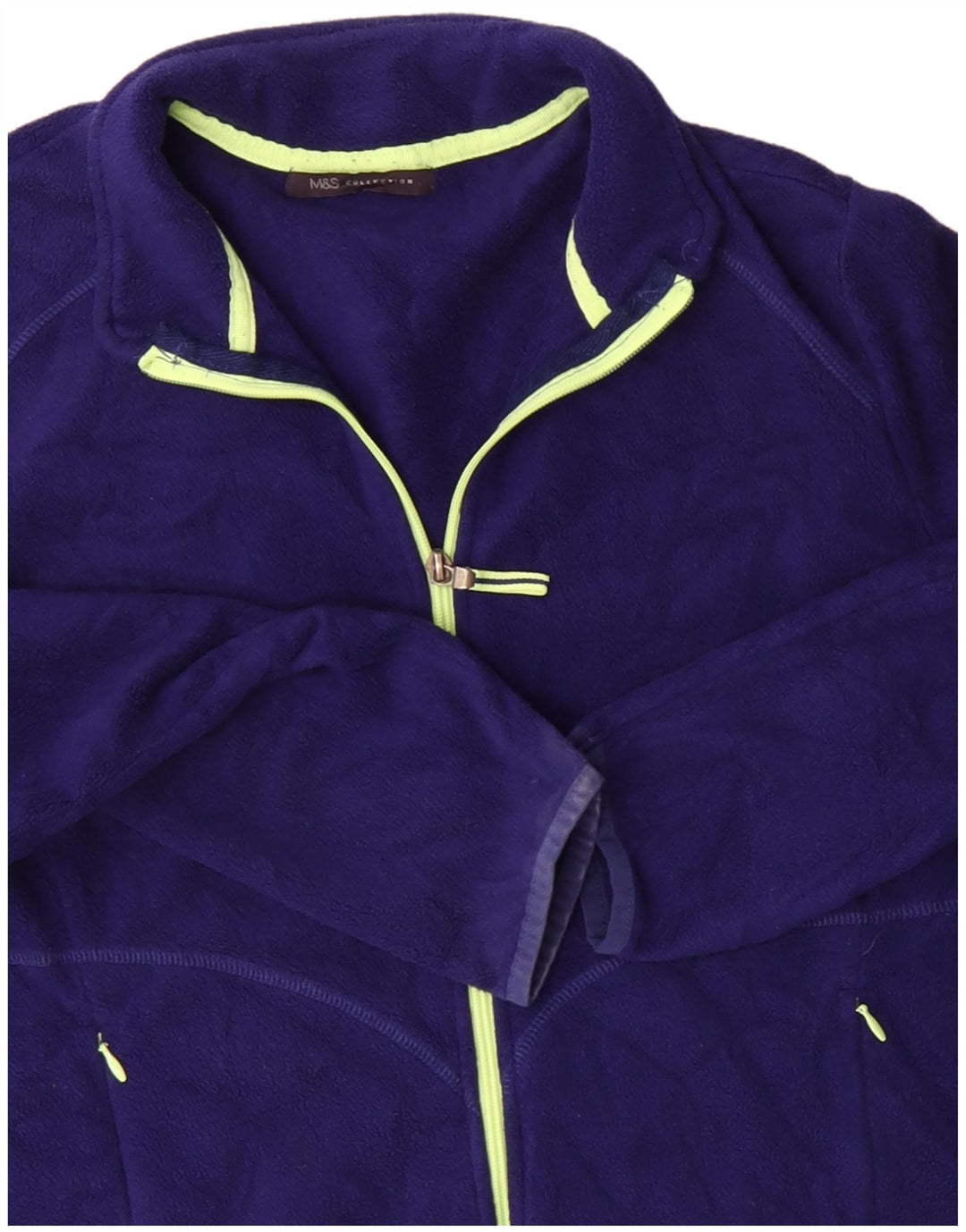 Marks & Spencer Chaqueta polar para mujer UK 20 2XL Poliéster morado