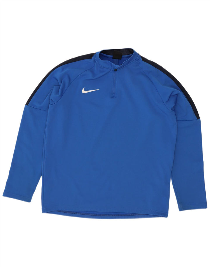 Nike - Chándal con cremallera y cuello para niños, 13-14 años, XL, color azul