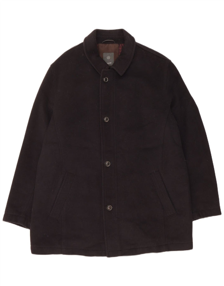 Bugatti Abrigo para hombre UK 42 XL Lana negra
