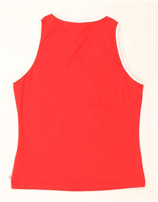 ADIDAS Camiseta sin mangas para mujer ES 40 XL Nylon rojo