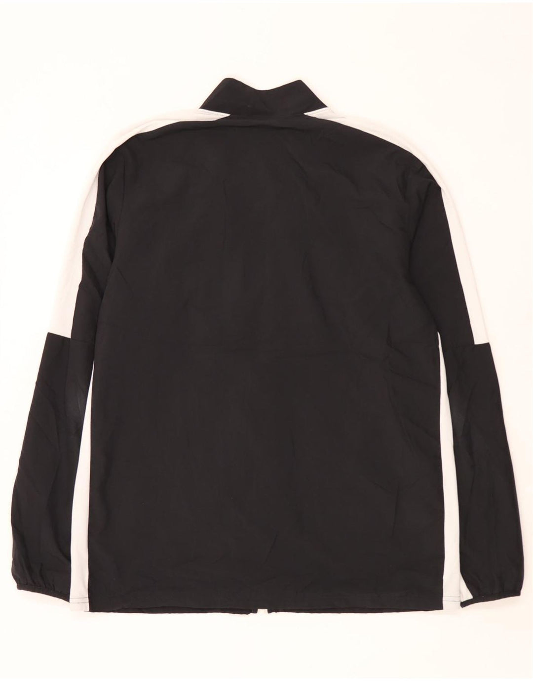 Nike Hombre Dri Fit Chándal Top Chaqueta Grande Negro Colorblock Poliéster