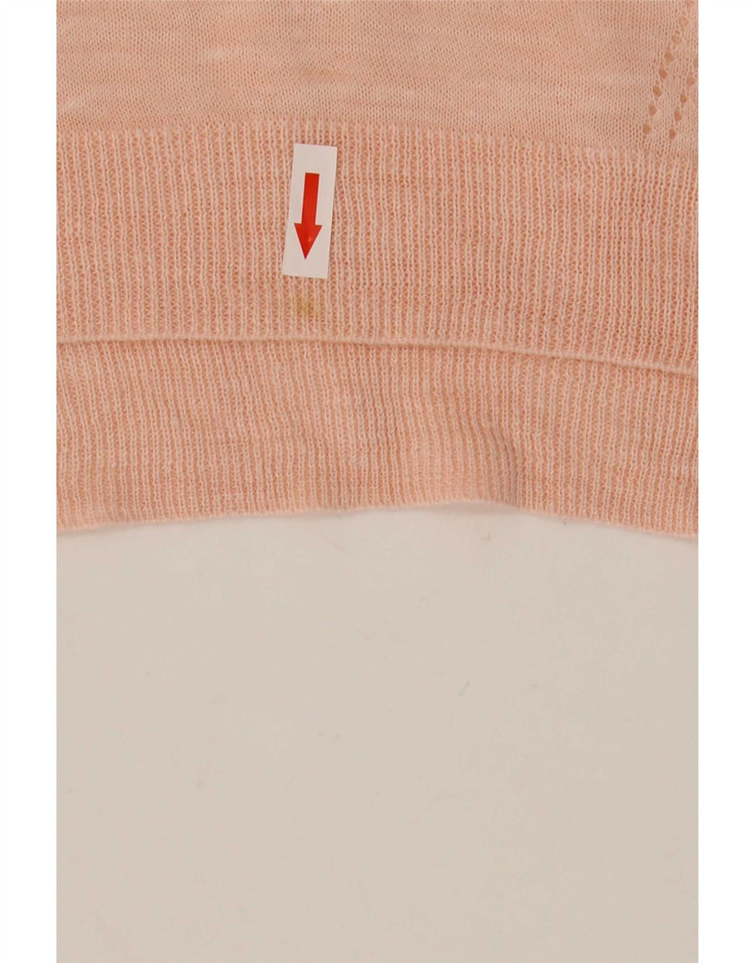 Marks & Spencer Jersey transparente con cuello en V para mujer, talla 44, color rosa medio