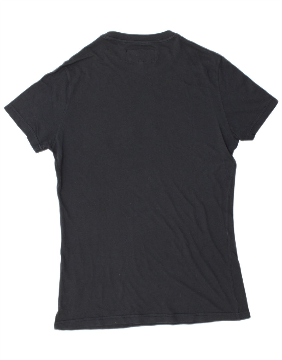 ARMANI JEANS Camiseta gráfica para hombre Top grande de algodón negro