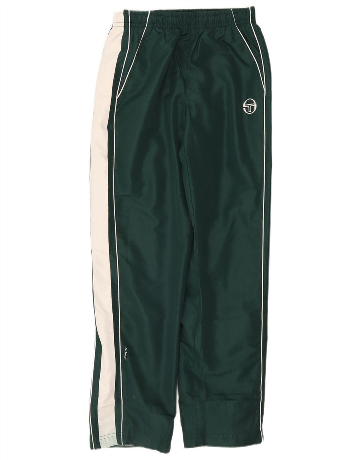Sergio Tacchini Pantalón De Chándal Hombre Small Verde Color Block Poliéster